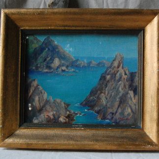 Canadian Art Edith Mary Windle Oil on Canvas Guernsey-Channel Islands